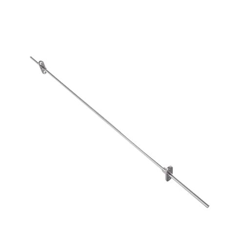 POPETPOP Rail en Acier Inoxydable pour Dossiers Suspendus Support de Montage Argenté, Installation Facile pour Tiroirs de Bureau et Organisation à Domicile