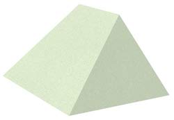 X-Ray Sponge Positioner - 45° Spinal Wedge - 20-1/4" x 10" x 7" Coated Stealth, USA Made