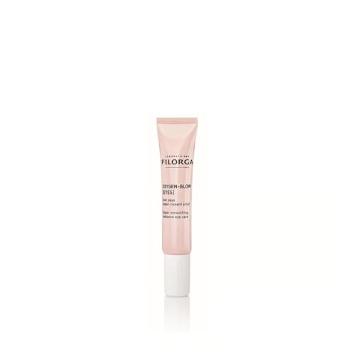 Filorga Oxygen-Glow Super Smoothing Eye Cream Combines Hyaluronic Acid and Enzymes For Rapid Daily Treatment of Tired Eyes Puffiness and Dark Circles 0.5 Fl Oz (Pack of 1)