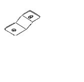 BlumMetabox Accessories Interior Roll Out Tray Front Stabilizing Brackets