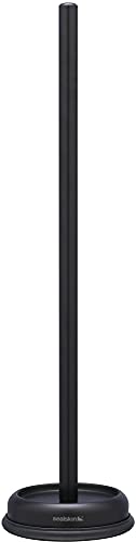 Sealskin Reserverollenhalter Acero, Toilettenpapierhalter für bis zu 4 Rollen, Edelstahl, Farbe Schwarz