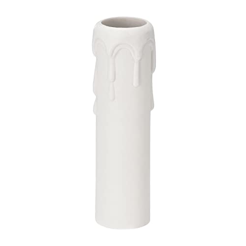 Tool parts 12pcs 25x100mm E14 Candle Socket Covers Candelabra Base White Plastic