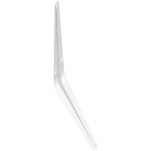 Merriway BH05472 (4 Pcs) London Style Shelf Brackets 150 x 125mm (6 x 5 Inch) White - Pack of 4 Pieces
