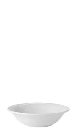 Utopia Porcelain Breakfast Bowls, 24 Pack, 11.5oz / 330ml, Microwave and Dishwasher Safe, Modern Style, White