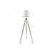 Produktbild Tripod Stehlampe aus geöltem Eichenholz, mit Lampenschirm, Durchmesser 50 cm, aus weißem Stoff, Tripod