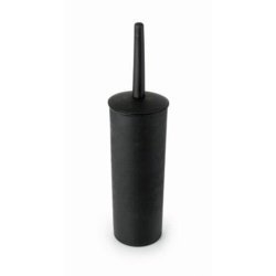 Blue Canyon brosse de toilette en plastique noir Cover
