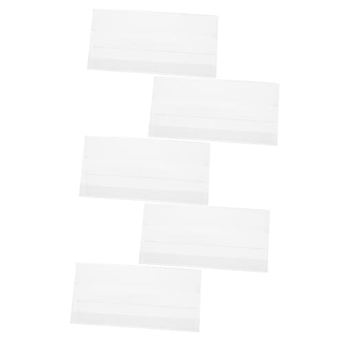 SOLUSTRE 5pcs Acrylic Table Number Stands Seating Cards Sign Display Stand for Banquets