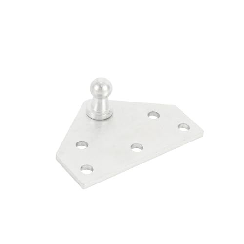 Gutol 4 Stück Universal-Kugelbolzen-Montagehalterung breit für Gasdruckfederstütze silber