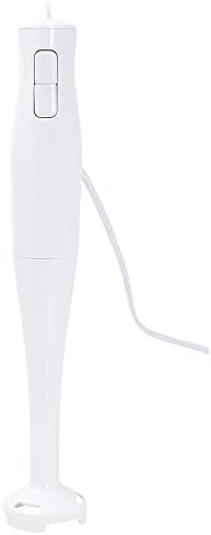 wilko White Blender, 2 Adjustable Speed Settings, Powerful Silent Motor, Detachable Blending Rod, 200W