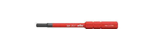 Wiha 2831-18 SW 3.0x75 Slim-Vario VDE Wechselbit, True Red, (37147)