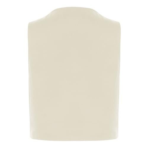 Boys 3 Buttons Solid Color Formal Vest for Toddler Kids V Neck Sleeveless Tuxedo Waistcoat2