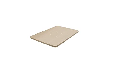 HOGAR24 ES Base tapizada 135 x 200 Reforzada sin Patas, tapizado 3D Color Beige + 4 válvulas de transpiración