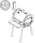 Master Plans & Design Model P-1303 24" x 20" BBQ Pit & Grill Plans Blueprints