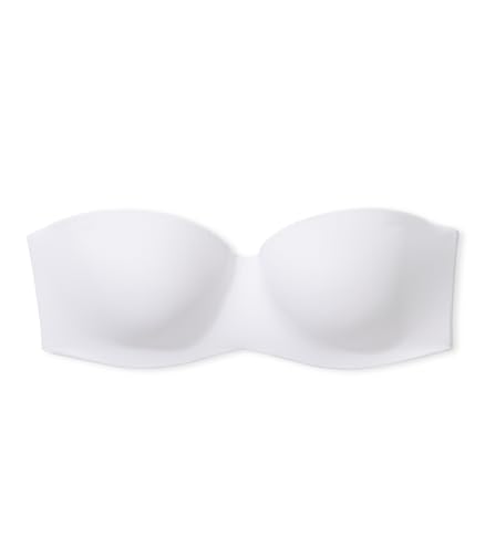 Victoria's Secret Pink Wear Everywhere Strapless Lightly Lined Bra, Optic White, 38C - image 3