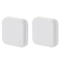 Fermaporta, 2 Pcs Fermaporta in Silicone, Pomello Della Porta Autoadesivo in Silicone, Fermaporta a Muro, Tampone per Maniglia Della Porta, Protettore Della Parete