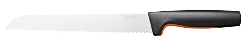 Fiskars Coltello Da Pane, Functional Form, Lunghezza Totale: 34 Cm, Acciaio Inox Giapponese/Plastica, 1057538