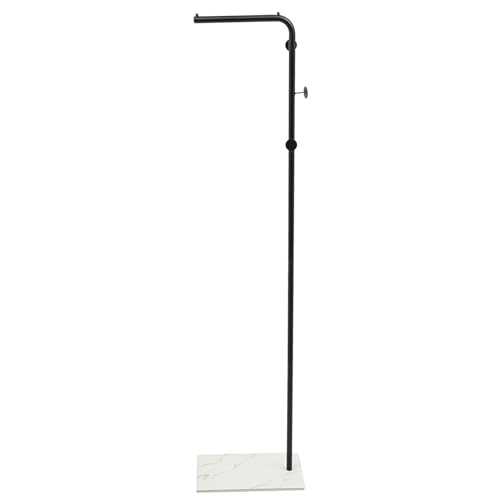 KAUITOPU L-Form Garderobenständer, Metall Kleiderstange mit 3 RundkopfHaken Schiefer Basis Höhe 170cm für Fluren Wohnzimmern Foyers Arbeitszimmern Tbelastbarkeit 35kg KAUITOPU L-Form Garderobenständer, Metall Kleiderstange mit 3 RundkopfHaken Schiefer Basis Höhe 170cm für Fluren Wohnzimmern Foyers Arbeitszimmern Tbelastbarkeit 35kg