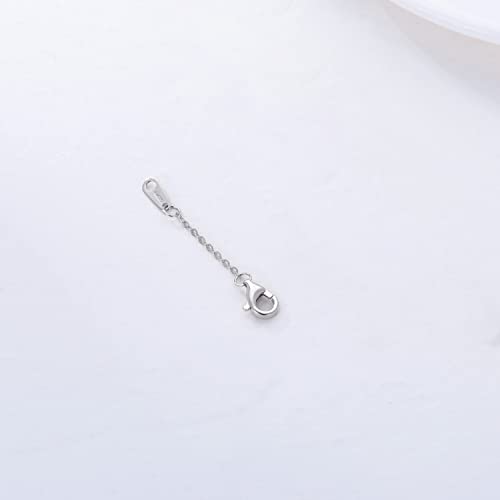 Image of 10k 14k Real Gold 1 inch /1.5 inch /2 inch /2.5 inch /3 inch /4 inch /5 inch Necklace Extender, Necklace Bracelet Extender Chain, Durable Gold Extender Chain, Adjustable Extension Chain for Necklace Bracelet Anklet