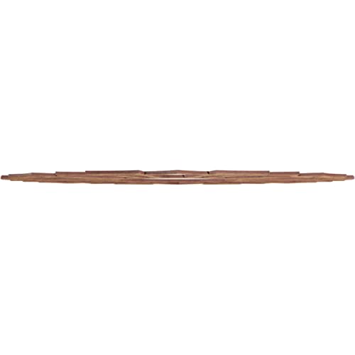 Image of Ekena Millwork 28 inchOD x 9 7 /8 inchID x 3 /8 inchT Augustus Wood Fretwork Pierced Ceiling Medallion, Walnut