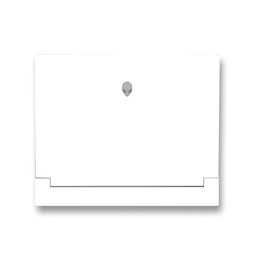 Image of MightySkins Skin Compatible with Alienware X14 R2 (2023) Full Wrap Kit - Solid White | Protective, Durable, and Unique Vinyl Decal wrap Cover | Easy to Apply & Change Styles | Made in The USA