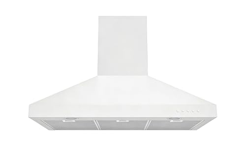 Image of Hauslane Wall Mounted Range Hood 36 inch Convertible Hood 350-750 CFM Base