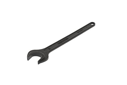 GEDORE Einmaulschlüssel, 34 mm, Mit Aufhängeloch, Hochwertiger Vanadium-Stahl, Blendfreie Optik, Manganphosphatiert, Nach DIN 894 – Ansicht 1