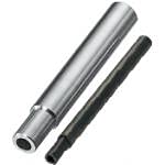 One End Stepped Precision Hollow Linear Shaft 20mmX400mm 1pc