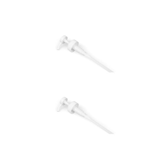 Pump for TEENOLOGY 16 oz. Bottles, 2-Pack – White, Only Compatible with TEENOLOGY Shampoo, Conditioner, and Body Wash, Reusable and Durable, Easy Dispensing for Teenology 16 oz. Bottles