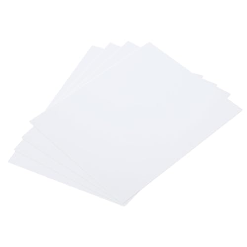 Image of MECCANIXITY White ABS Plastic Sheet 10 x 8 x 0.03 Inch for Building Model, DIY Crafts, Panel, Pack of 4 Pcs