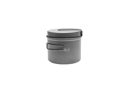 Casserole en titane 1600 ml ultra légère et poêle de bivouac