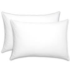 MYH Almohadas múltiples paquetes: almohadas suaves para dormir de lado para aliviar el dolor de cuello y hombros, almohadas hipoalergénicas, almohada rellena de fibra, almohadas de hotel de tamaño