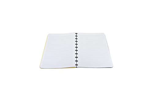 Confetti - Caderno Smart Universitário Marmorizado - Capa Amarelo