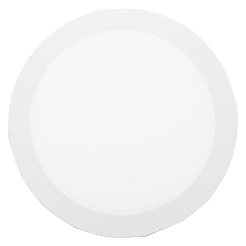 ERINGOGO Canvas Panel Board for Oil Painting Durable Round Art Painting Frame for Hobby Painters Frame Drawing Supplies for Beginners and Artists