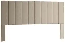 CABECEIRA PARA CAMA BOX CASAL 1,40 LUXO - 4 CORES (BEGE)