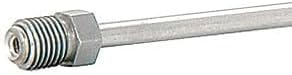 JEGS Stainless Steel Brake Line | 3/16 � Diameter | 40 � Long | Made In USA | 3/8 �-24 Inverted Flare Fittings | Machine Double Flared | One Per Package