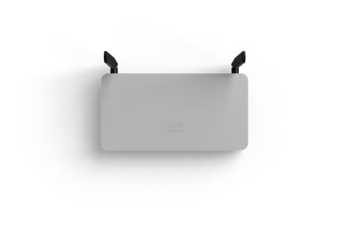 Image of Cisco Meraki MX68CW-HW Network Security Firewall Appliance w / Power Adapter & Antennas [Unclaimed & No License] (Renewed)