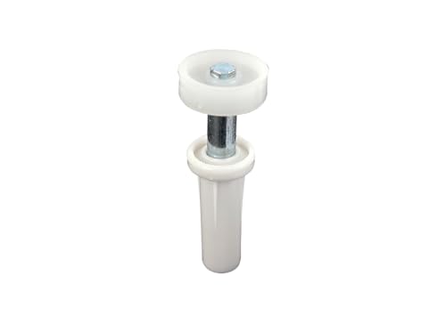 Rueda guía superior de resorte para puertas bi-fold FHC N6582 de nailon - Paquete de 2 unidades miniatura 1