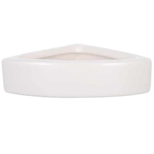 Toddmomy フィーディングディッシュ 爬虫類用 えさ皿 水皿 ウォーターディッシュ 水入れ 餌入れ 食器 使い易い トカゲ 亀 サソリ ヤモリ 両生類 爬虫類用 給餌ボウル エサ皿 白