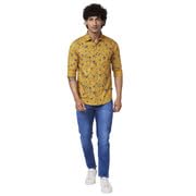 Image of Spykar Men's Regular Fit N /A Full Sleeve Printed Casual Shirts