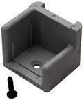 Th Marine Door Stop Anti-rattle Gray W/ribs Left Ds-1-ldp