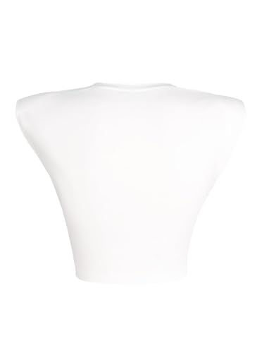 Avanova Women's Sleeveless Open Front Crop Top Sexy Tie Knot T-Shirt Basic Solid4