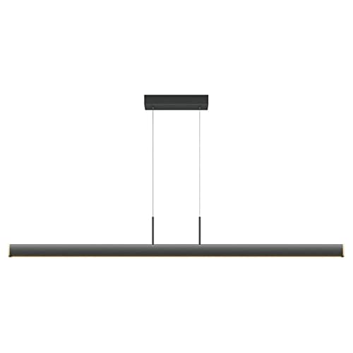 KXEcoLife Lámpara Colgante Industrial, Creativa, Lineal, LED, para Cocina, Isla, Aluminio, Ajustable, de Metal, para Sala de Estar, Comedor, Restaurante, Oficina, luminaria de suspensión.
