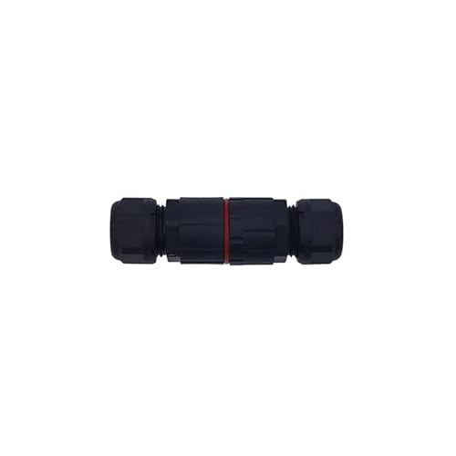 Conectores de nailon tipo mini conector M12 de 2 pines para soldadura a tope 4