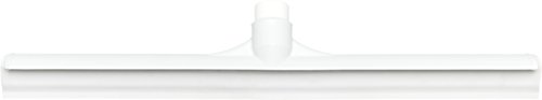 Image of SPARTA 20 inch Floor Squeegee Replacement Head, Seamless Rubber with Rust-Free Plastic Frame for HACCP Compliance, Heavy-Duty Industrial Use, Thermoplastic Rubber, 19.75 Inches, White