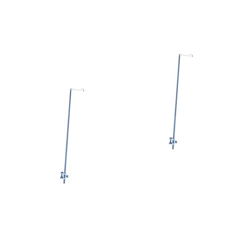 POPETPOP 2pcs Stable Camping Lamp Stand Outdoor Lamp Bracket T-Shaped Reinforcement High-Strength Aluminum Alloy Accessory