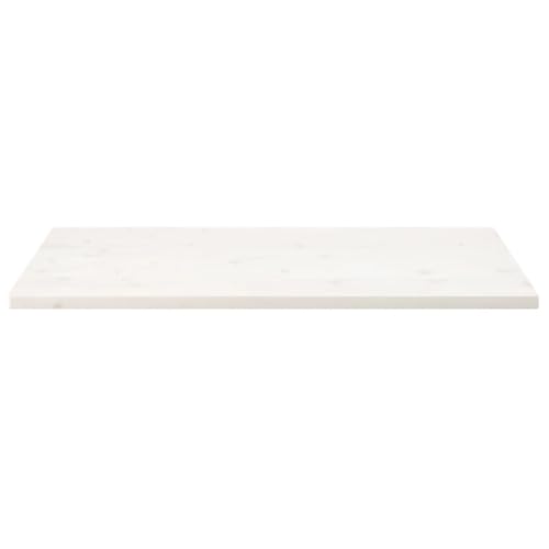 VidaXL Piano Tavolo Bianco 110x60x2,5 Legno