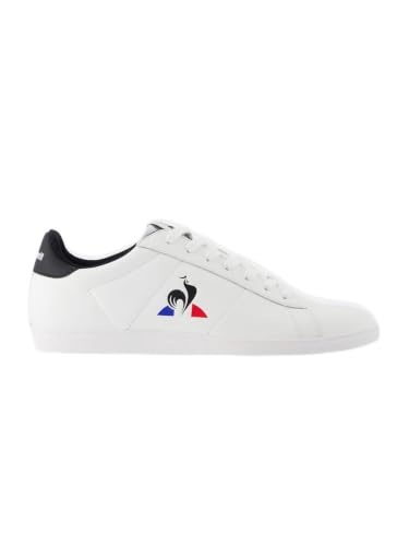 Le Coq Sportif - Courtset - Sneaker Homme Tige Cuir et Synthétique - Semelle Caoutchouc - Chaussure de Ville Style Tennis Look Urbain Décontracté - Taille...