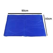 Tapete Gelado Refrescante para Pets 50x90cm, Dobrável, Atóxico, Fácil de Limpar e Sem Eletricidade