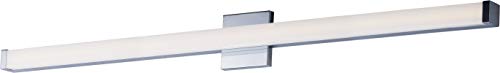 Maxim 52008PC Spec ADA & JA8 Compliant Energy Star Acrylic LED Bath Vanity Bar Wall Mount, 1-Light 32 Watt, 2"H x 48"W, Polished Chrome