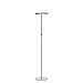 Brightech Halo Split Floor Lamp, Modern Bright LED Torchiere Floor Lamp for Offices - Dimmable, Tall Standing Lamp for Living Room or Bedroom - Adjustable Light w/Rotating Angles - Platinum Silver